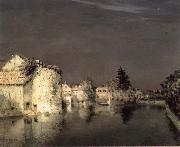 Jean Charles Cazin The Dipper painting